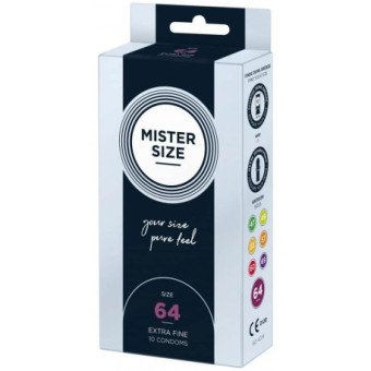 Prezervative Mister Size 64 mm 10 buc