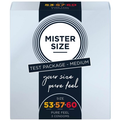 Set 3 prezervative Mister Size 53-57-60 mm