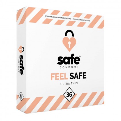 Prezervative ultra subtiri Safe Feel Safe 36 buc