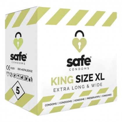 Prezervative Safe King Size XL 5 buc