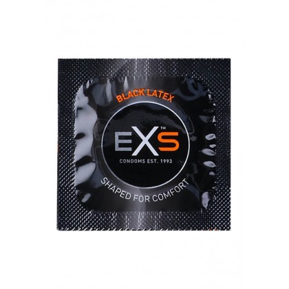 Prezervative negre EXS 54 mm 100 buc