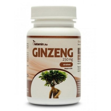 Tablete Ginseng Netamin 250 mg 40 buc
