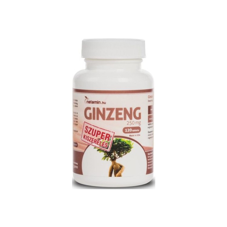 Tablete Ginseng Netamin 250 mg 120 buc