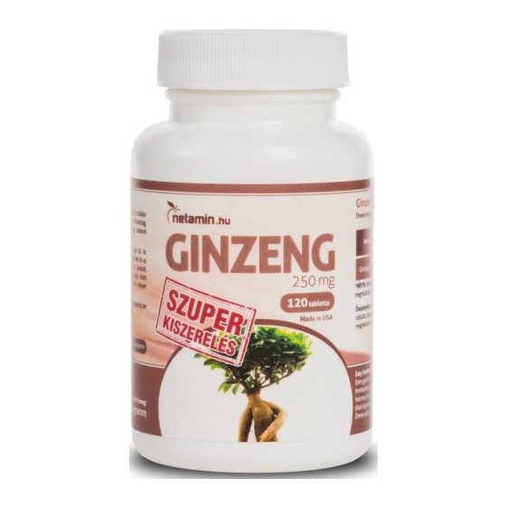 Tablete Ginseng Netamin 250 mg 120 buc