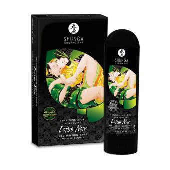 Gel stimulator unisex Shunga Lotur Noir 60 ml