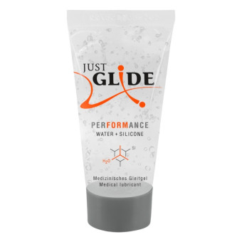 Lubrifiant pe baza de apa si silicon Just Glide Performance 20 ml