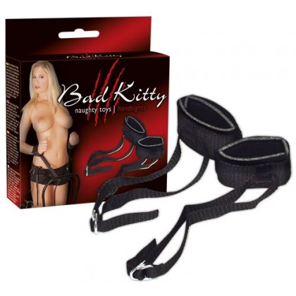 Bratari Bad Kitty Cuffs Black