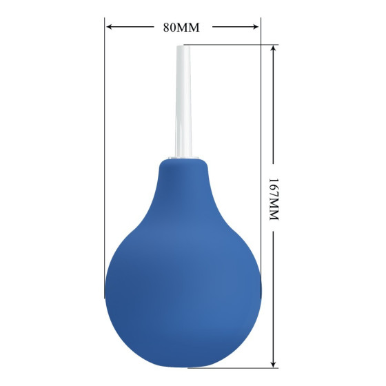 Irigator intim Mr Play albastru 16.7 cm