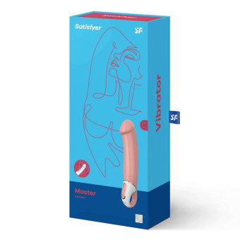 Vibrator punct G Satisfyer Master 23,5 cm