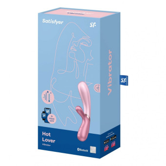 Vibrator smart cu incalzire Satisfyer Hot Lover roz