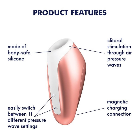 Vibrator clitoridian cu vacuum Satisfyer Love Breeze