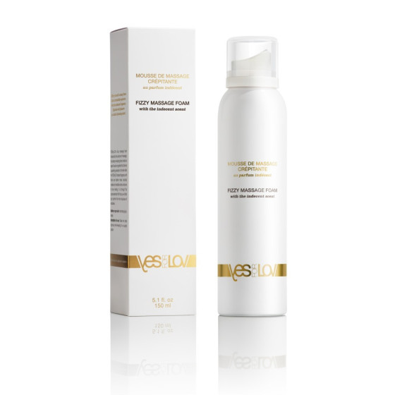 Spuma pentru masaj YESforLOV Fizzy Indecent 150 ml