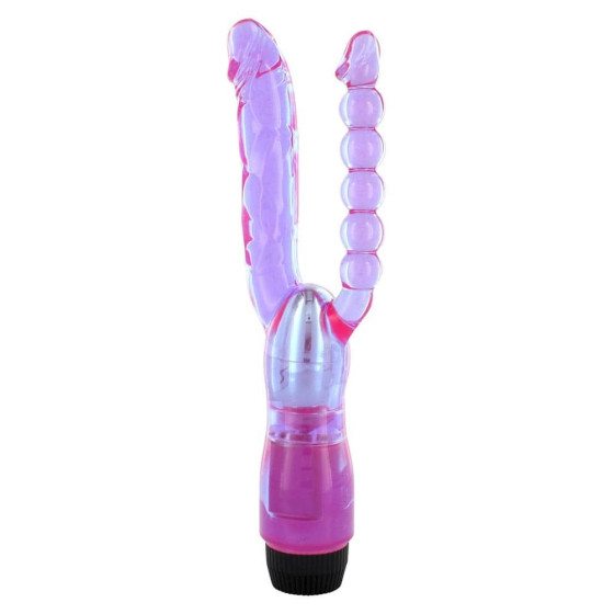 Vibrator dublu Seven Creations X-Cel 22 cm
