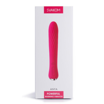 Vibrator cu functie de incalzire Svakom Anya 19,5 cm