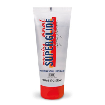 Lubrifiant pe baza de apa Superglide Warming 100 ml