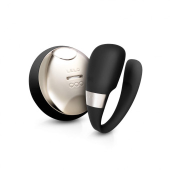 Vibrator clitoris si punct G Lelo Tiani 3 Sensemotion RC negru