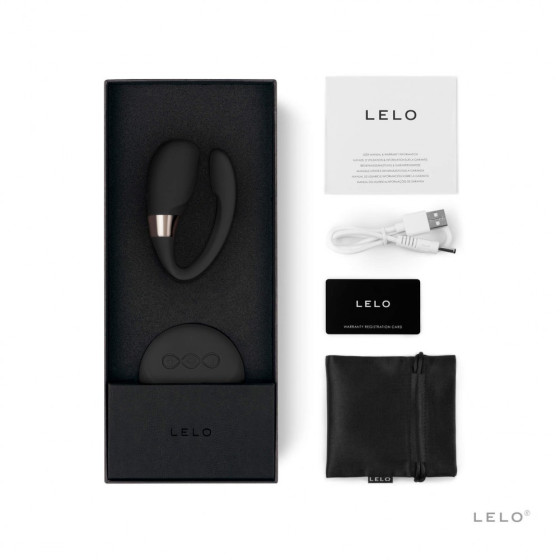 Vibrator clitoris si punct G Lelo Tiani 3 Sensemotion RC negru