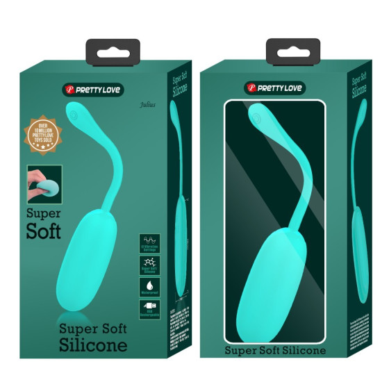 Vibrator ou glont Pretty Love Julius verde 19,6 cm