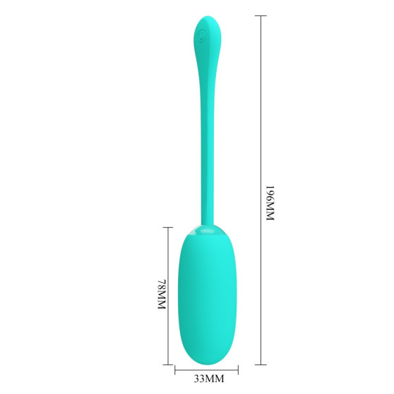 Vibrator ou glont Pretty Love Julius verde 19,6 cm