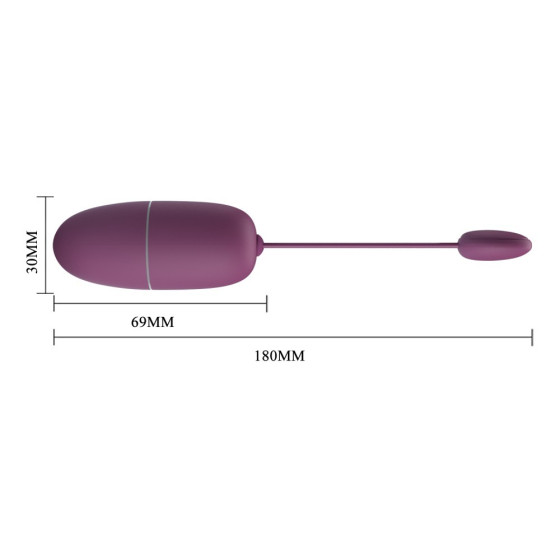 Vibrator ou glont smart Pretty Love Nimph mov