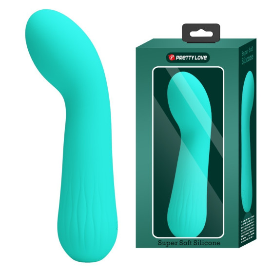 Vibrator punct G Pretty Love Faun verde 15 cm