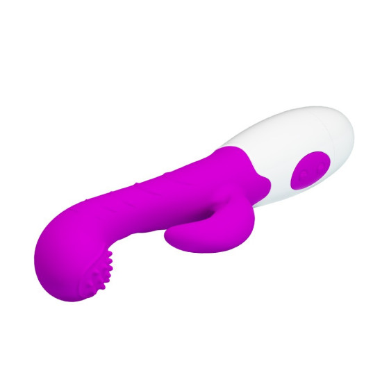 Vibrator rotativ rabbit 7 functii Pretty Love Bruno 20 cm