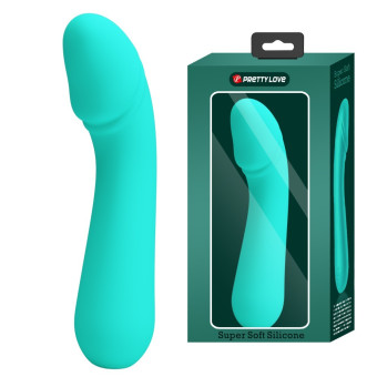 Vibrator punct G Pretty Love Cetus verde 15 cm