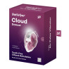 Vibrator clitoridian cu pulsatii Satisfyer Cloud Dancer