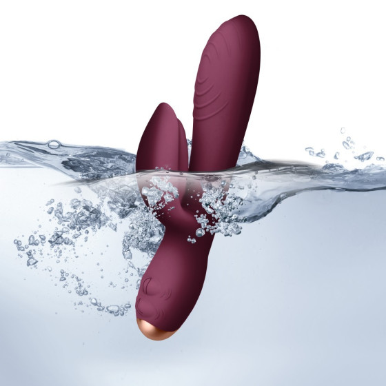 Vibrator punct G si clitoris Rocks-off Climaximum Spirit violet 18,3 cm