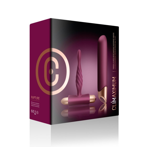 Set vibrator clitoris si vibrator anal Rocks-Off Climaximum Rapture violet