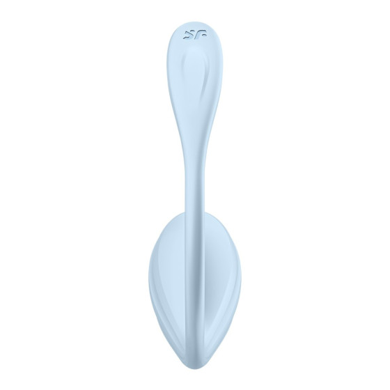 Vibrator smart punct G panty Satisfyer Smooth Petal albastru deschis