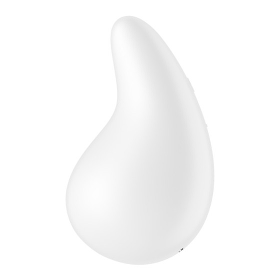 Vibrostimulator clitoridian Satisfyer Dew Drop alb