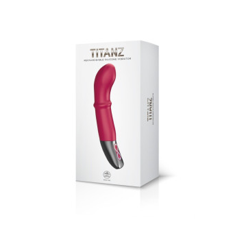 Vibrator punct G NMC Titanz roz 20 cm