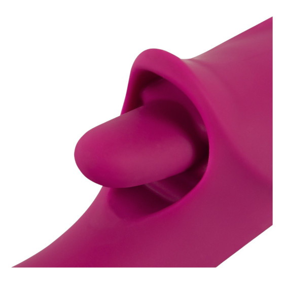 Vibrator punct G si clitoris Javida Licking and Thrusting 21,5 cm