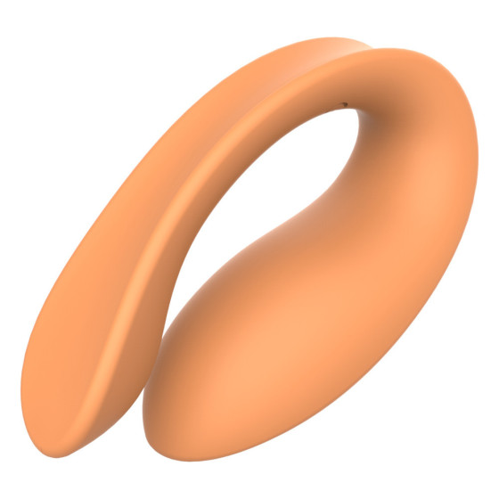 Vibrator pentru cupluri RC Glam portocaliu 8.5 cm