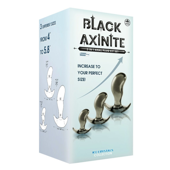 Set 3 dopuri anale NMC Black Axinite