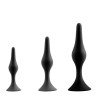 Set 3 dopuri anale cu ventuza NMC Back Up