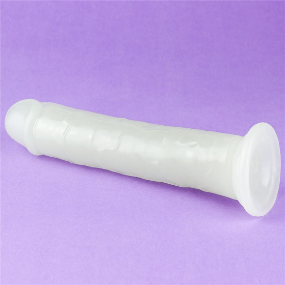 Dildo cu ventuza Lovetoy Lumino Play Glow in the Dark 21 cm