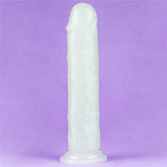 Dildo cu ventuza Lovetoy Lumino Play Glow in the Dark 21 cm