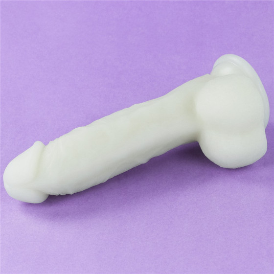 Dildo cu ventuza Lovetoy Lumino Play Glow in the Dark 20,9 cm