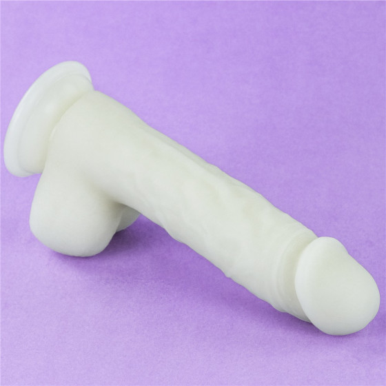 Dildo cu ventuza Lovetoy Lumino Play Glow in the Dark 20,9 cm