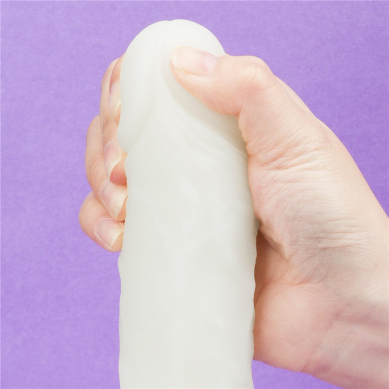 Dildo cu ventuza Lovetoy Lumino Play Glow in the Dark 19,3 cm