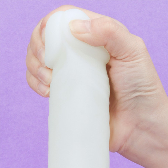Dildo cu ventuza Lovetoy Lumino Play Glow in the Dark 21 cm