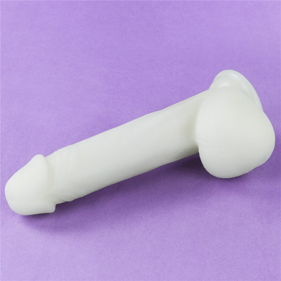 Dildo cu ventuza Lovetoy Lumino Play Glow in the Dark 21 cm
