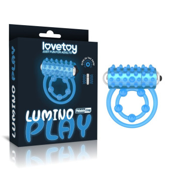 Inel cu vibratii pentru penis Lovetoy Lumino Play 1
