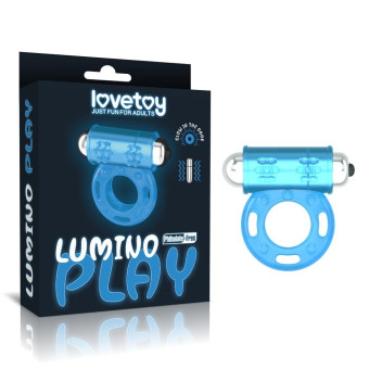 Inel cu vibratii pentru penis Lovetoy Lumino Play 2