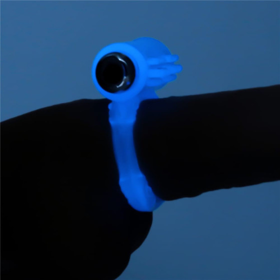 Inel cu vibratii pentru penis Lovetoy Lumino Play 2