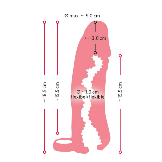 Manson masturbator 2 in 1 Nature Skin 18 cm
