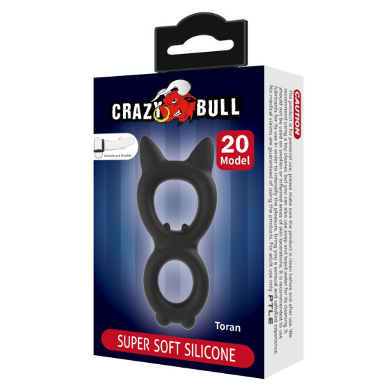 Inel dublu pentru penis Crazy Bull Toran