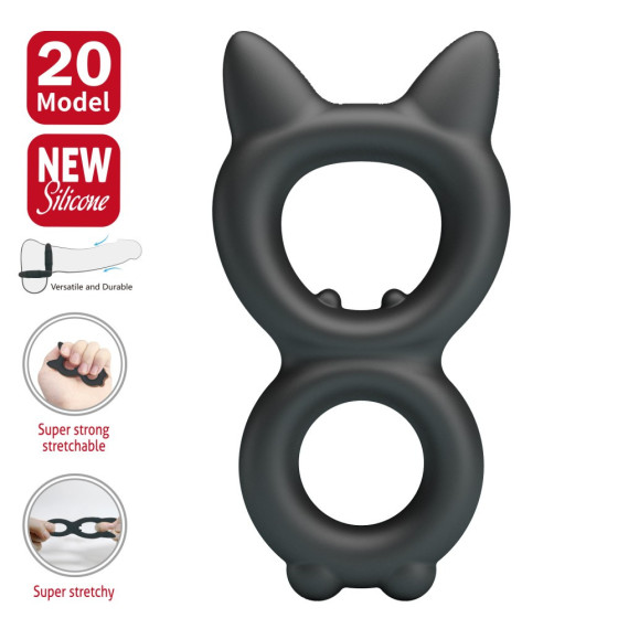 Inel dublu pentru penis Crazy Bull Toran